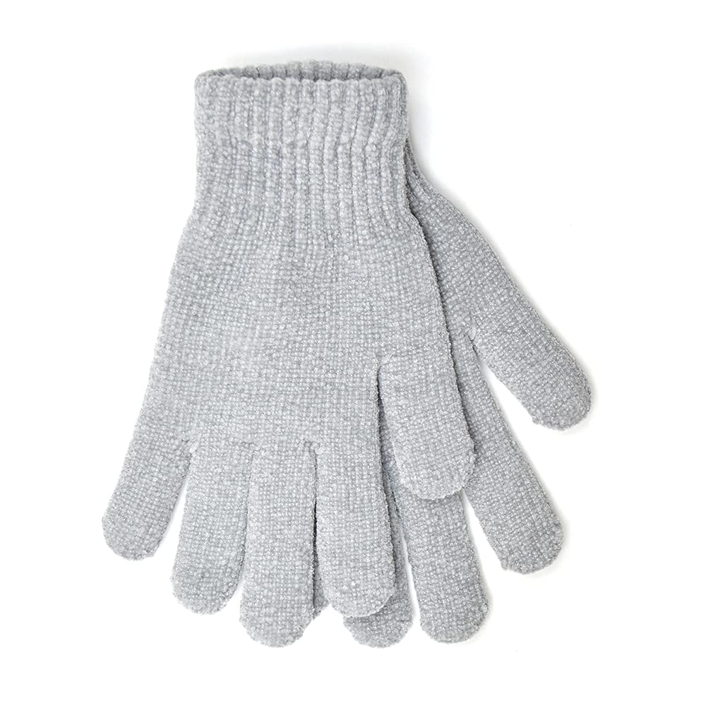 Ladies Chenille Gloves GL859 Grey
