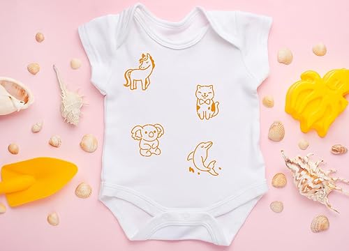 Miniatura 4 de 60 plantillas de baby shower para pintar, plantillas de una sola pieza, plantillas de pintura reutilizables, plantillas de animales pequeños,