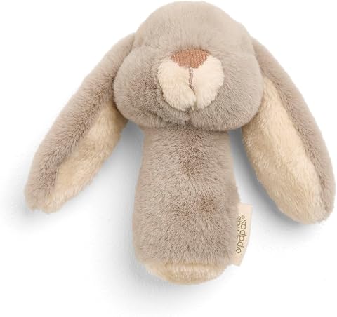 Mamas & Papas Baby/Toddler Activity Mini Rattle - Grey Bunny