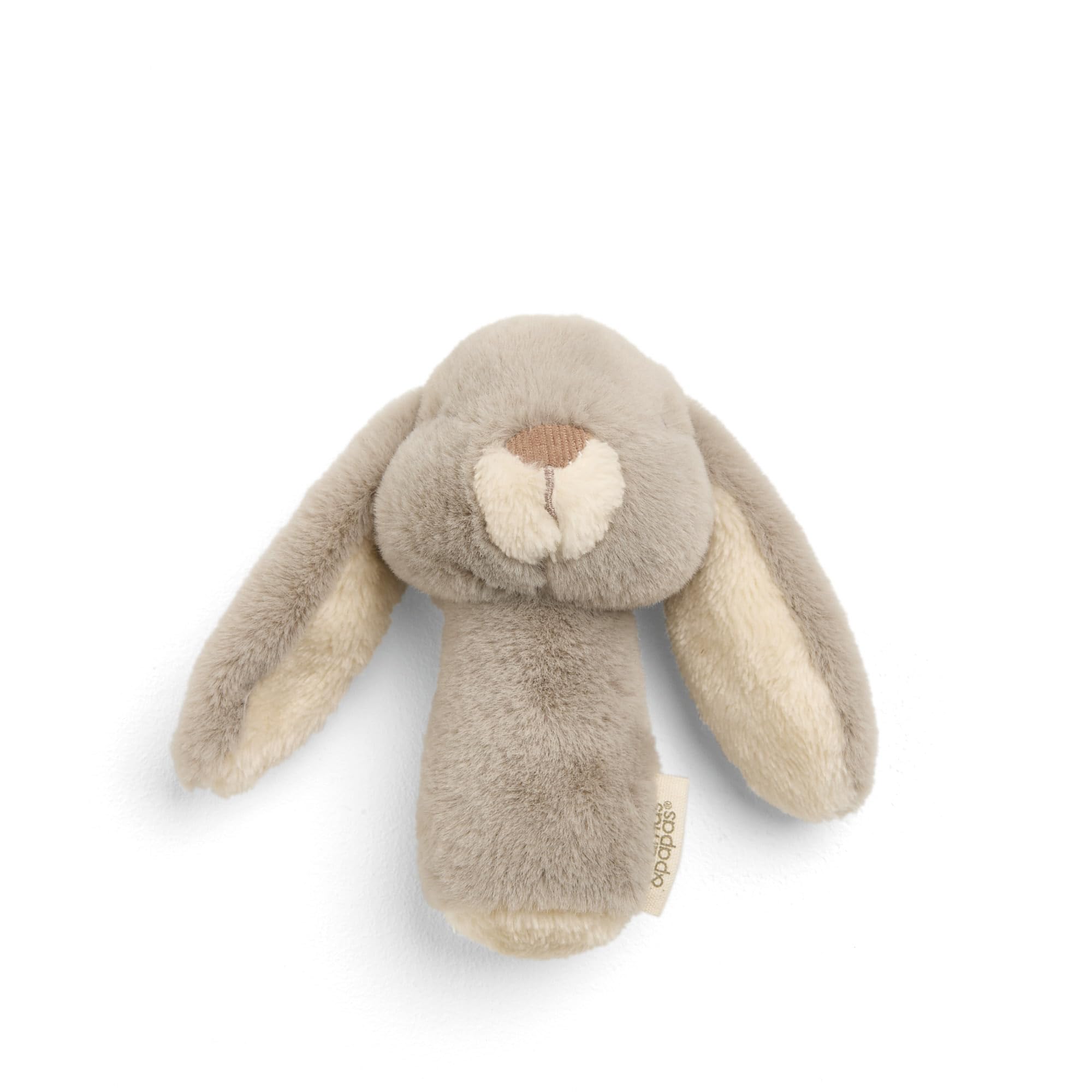 Mamas & Papas Baby/Toddler Activity Mini Rattle - Grey Bunny