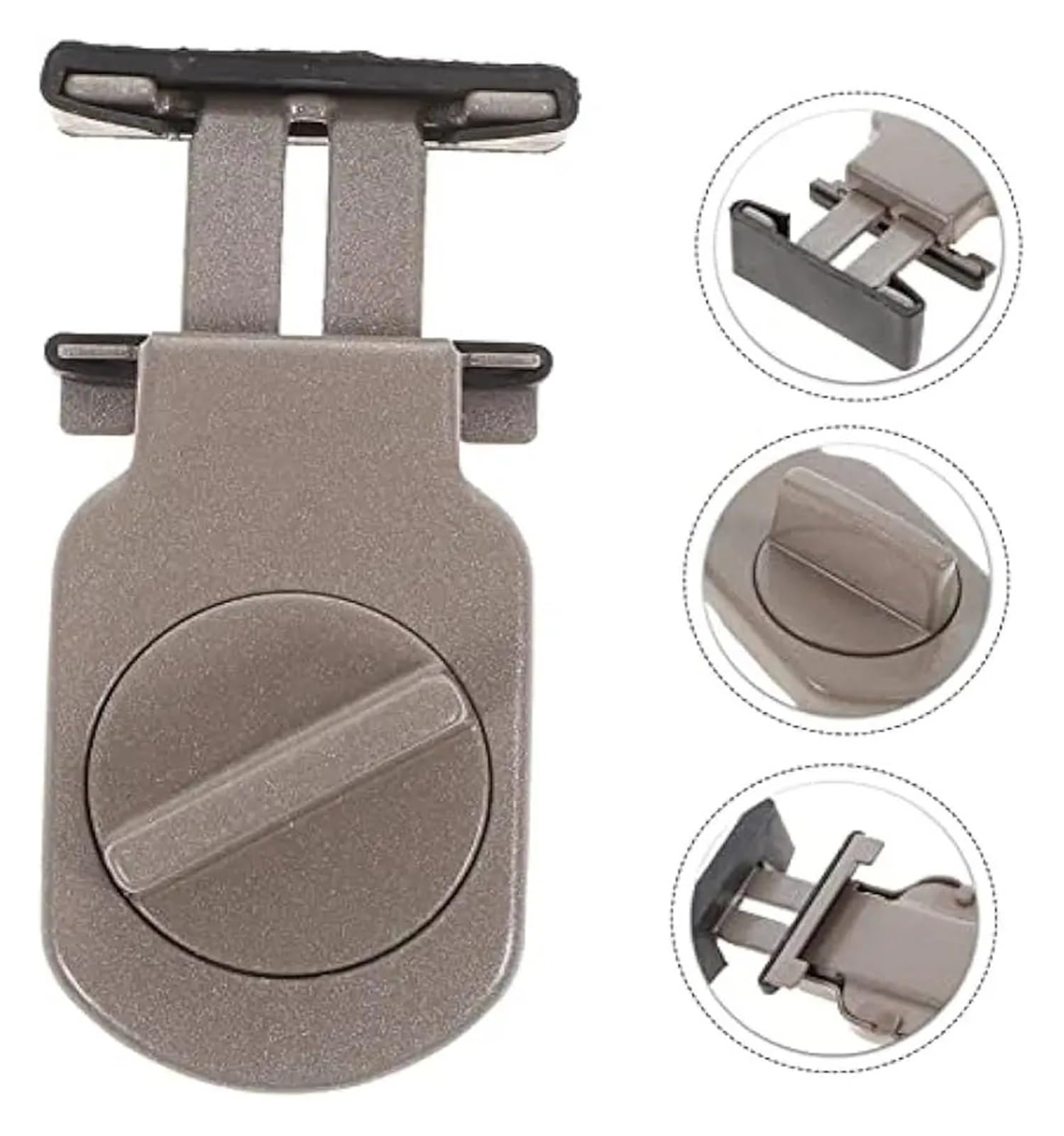 Serrures de sécurité limitant les portes et fenêtres porte for serrures fenêtre for coulissantes verticales Verre coulissant(Black 2pcs)