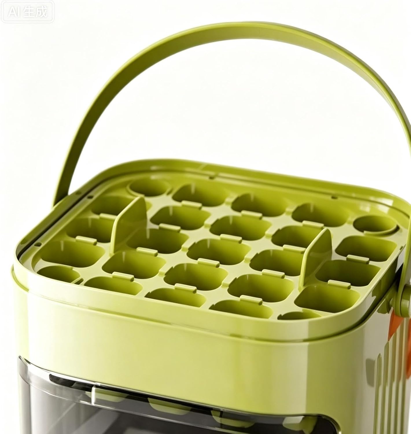 for Ice in Freezer – Ice Block Press Mold with Container | Kitchen Tray | For Camping Home Apartment Residence Kitchen Drinks Cafes Cocktails