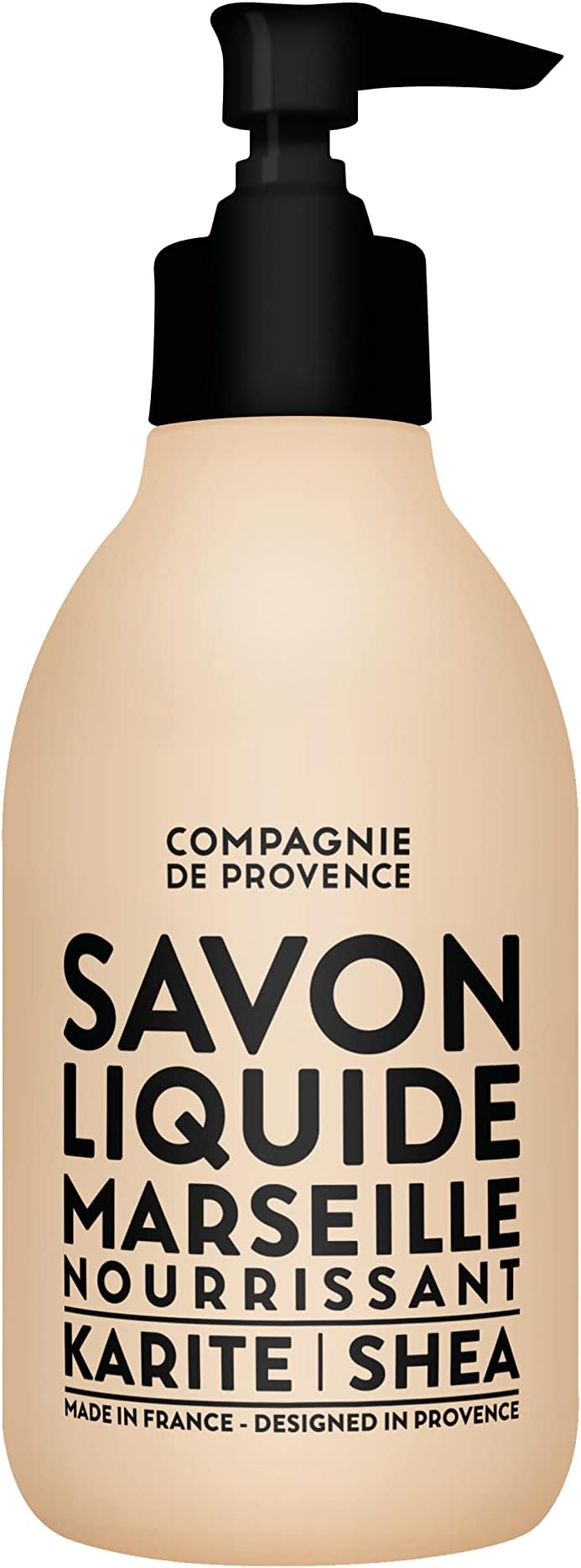 Savon De Marseille Extra Pure Liquid Soap - Karite Shea Butter - 10 Fl Oz Plastic Pump Bottle