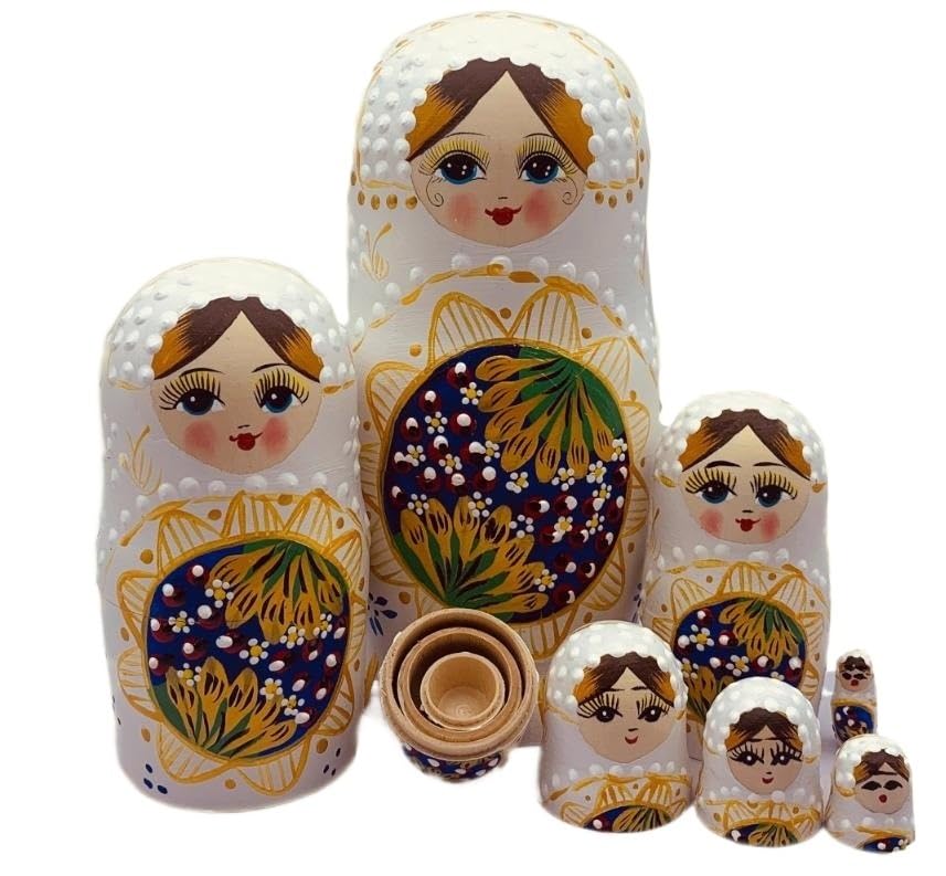 Rosyjska Matrioszka Lalka Rosyjski Matryoshka Lalki Zabawki Edukacyjne Ręcznie Malowane W Rosji-Drewniany Prezent Dekoracji Matrioszka Rosyjska