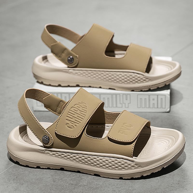 Men's Roman-style casual thick-soled sandals are suitable for daily outdoor slippers on the beach2