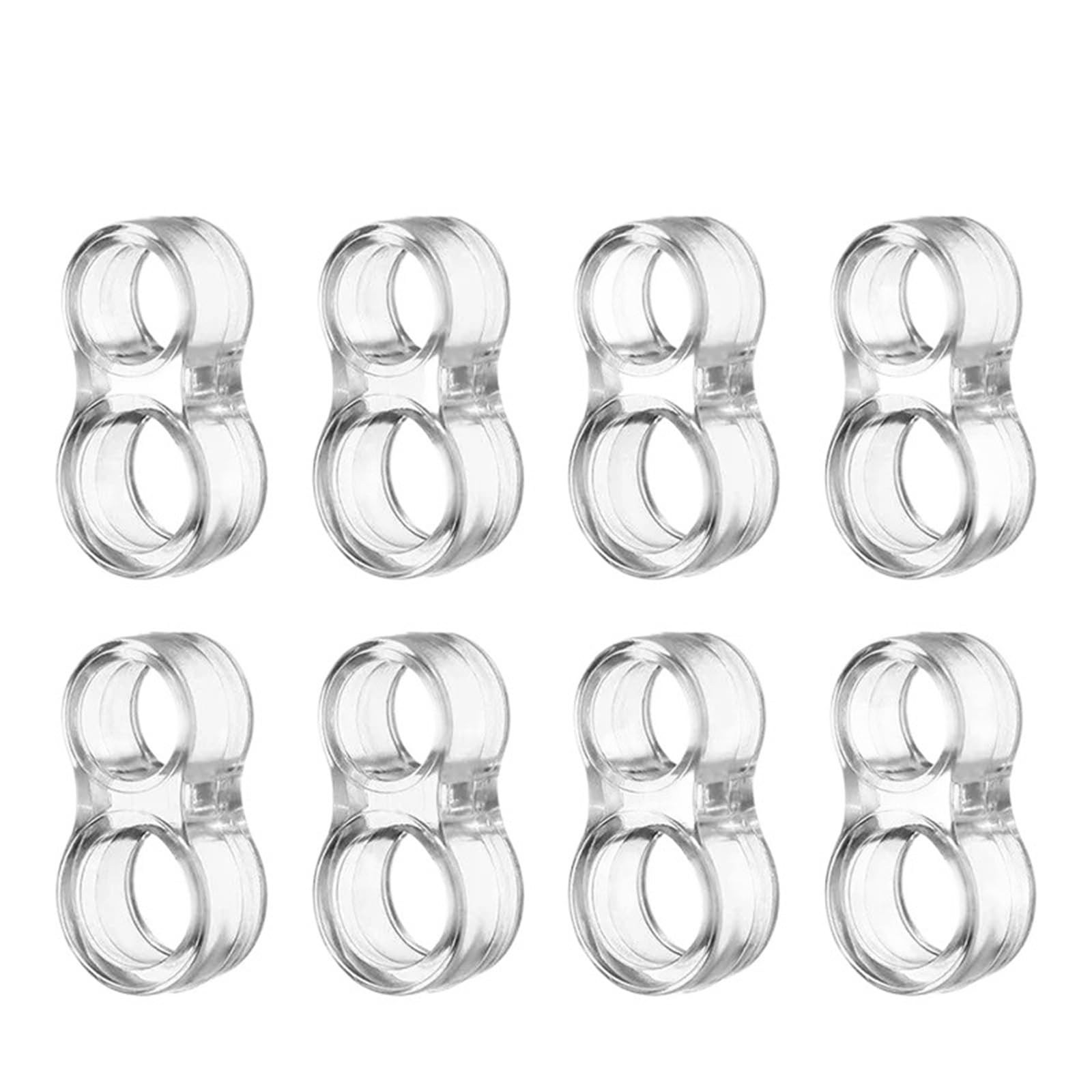 Xctdsvah Double Ring-B Door Stop Silicone Door Handle Buffer Wall Protection Doorknob Bumper Furniture Protected Crash Pads(,5Pcs)