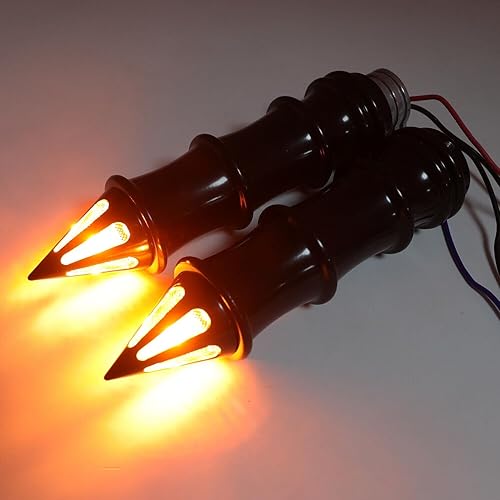 Miniatura 4 de HTTMT MT291-017-78 pulgadas - Empuñaduras de mano negras para motocicleta, señales de giro de 78 pulgadas, compatibles con H-D Xl Sportster 1200