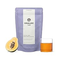 Vista 7 de OSULLOC Té de camelia (aroma dulce de frutas tropicales) Té de frutas dulces 20 bolsas de té piramidales, 1.76 onzas