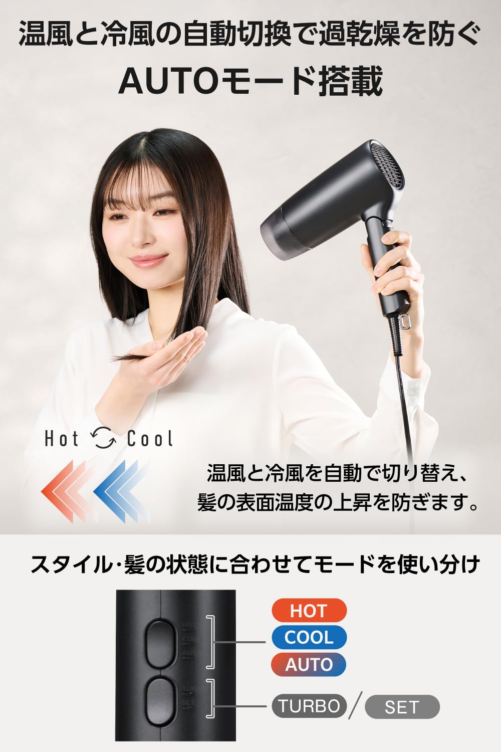 Amazon | テスコム (TESCOM) ドライヤー プロテクトイオン コンパクト