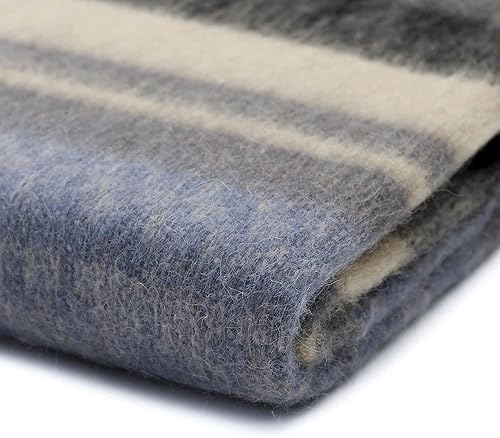 Miniatura 45 de Manta de lana de alpaca, diseño cherokee para cama, sofá, manta suave y cálida de lana de alpaca peruana, 72 x 60 pulgadas