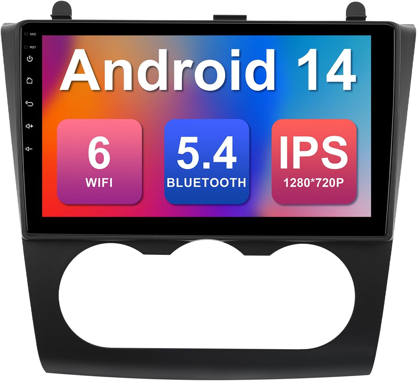 2+64G 9-inch Android 14 Car Stereo for Nissan Altima 2008-2012 IPS Touchscreen Screen Car Radio with Carplay & Android Auto Support Backup Camera GPS FM Navi BT SWC