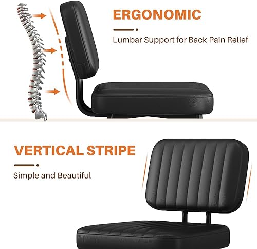 Miniatura 4 de Juego de 4 sillas de comedor, tapizadas modernas de mediados de siglo, sillas decorativas para cocina, comedor con asiento acolchado de piel