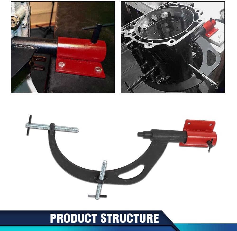 PIT66 J-8763-B Transmission Holding Fixture Tool with Base Fits Transmissions 180C,200,200C,200-4R,250,250-C,350,350-C,375,400,425,475,700-R4,4L60E,4L80E
