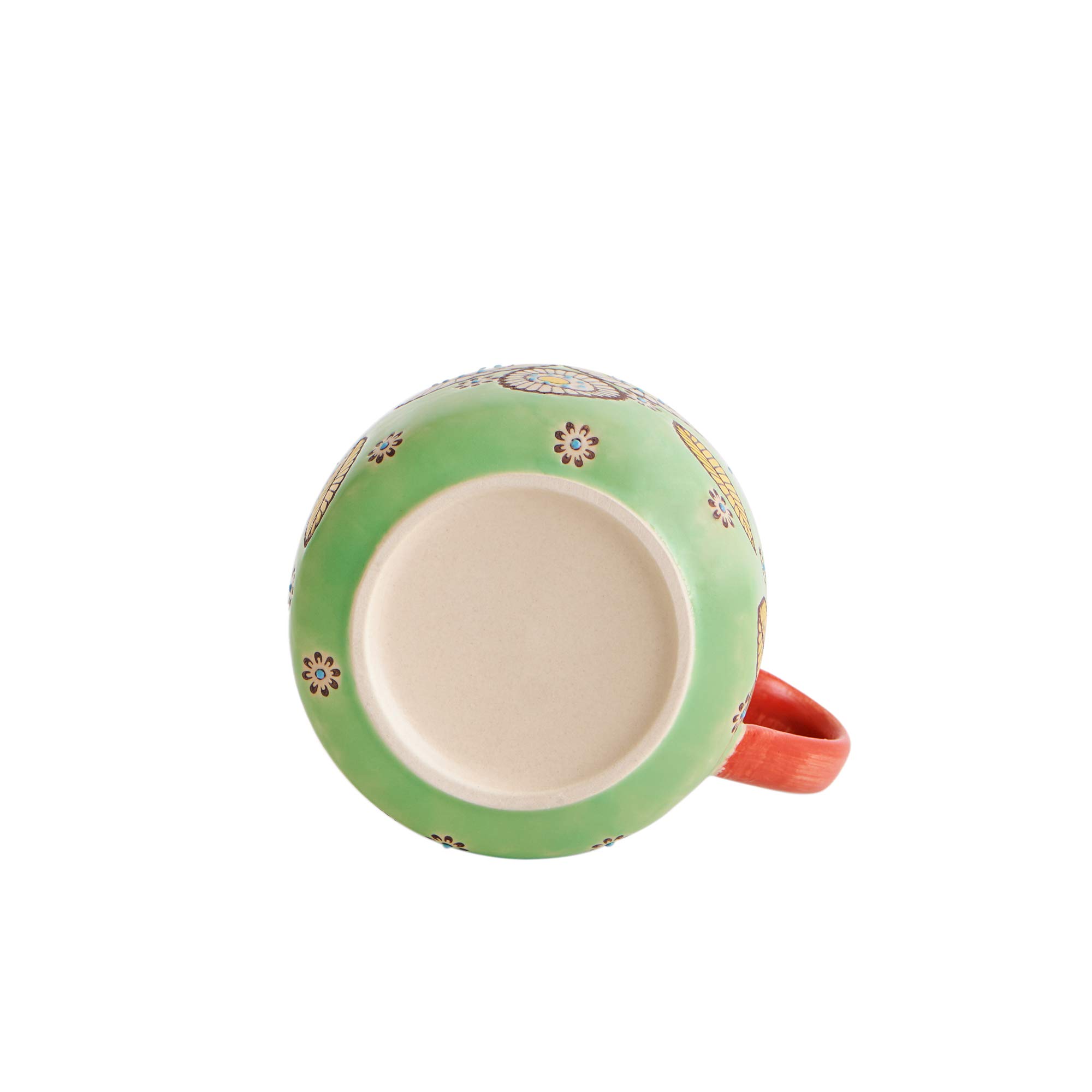 Chumbak Cheer Mug, Green, Ceramic Coffee and Tea Cup, Unique Design, Kitchen and Dining Mug, Microwave and Dishwasher Safe - Image 4 thumbnail