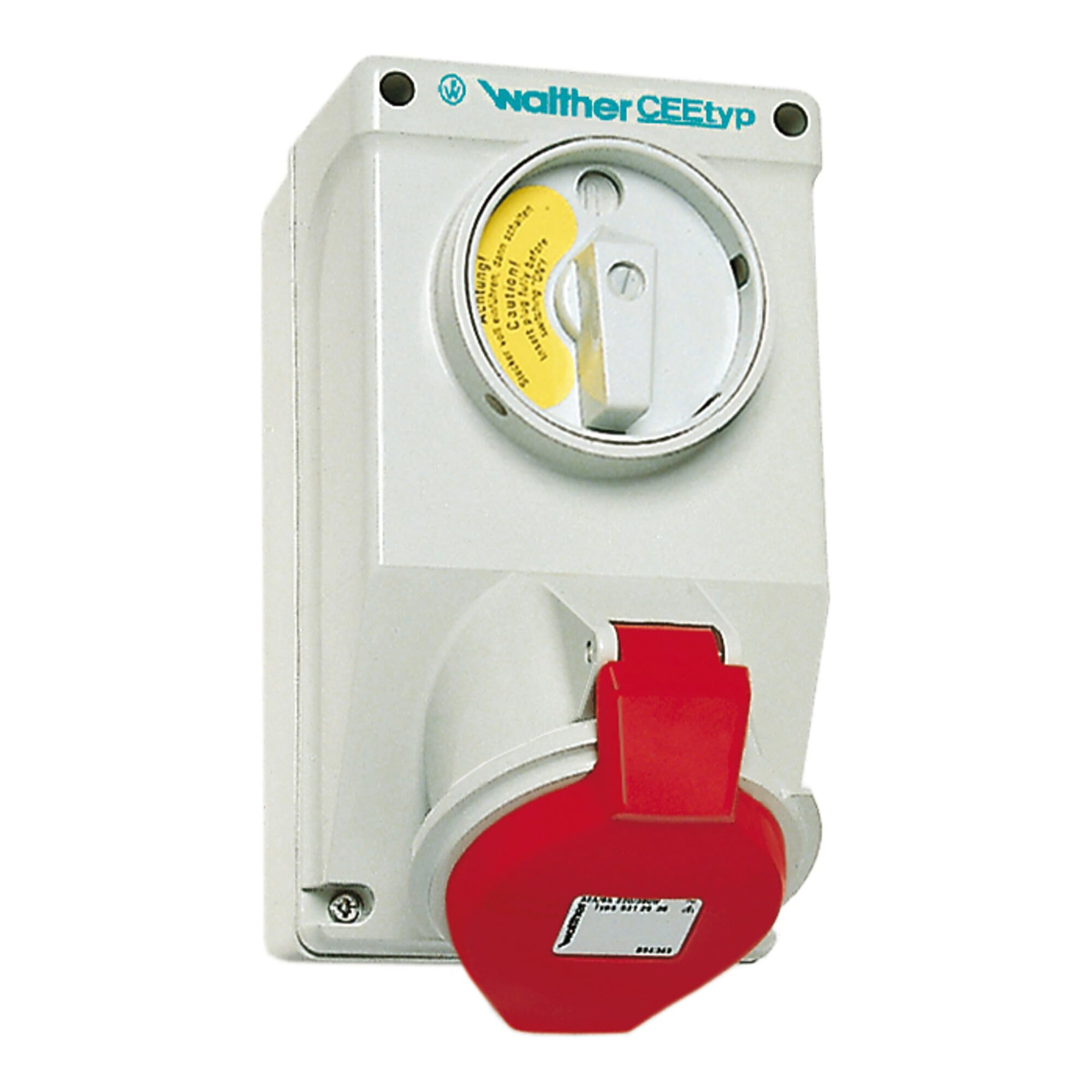 Prise murale 32 A 5 broches 400 V Walther Werke AT130 pour installation triphasée