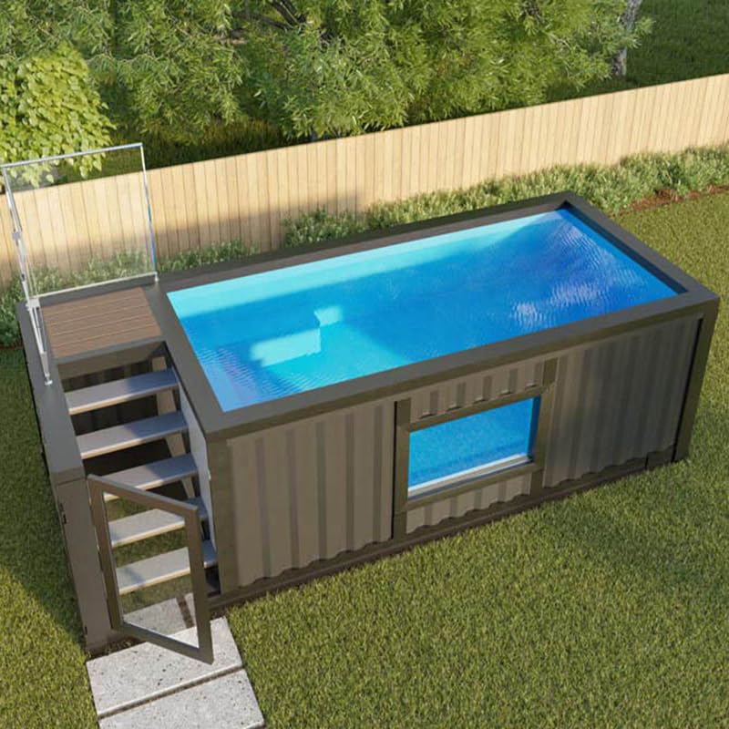 Piscina para patio trasero, piscina de jardín, piscina al aire libre, piscina compacta, para cabaña, casa pequeña, glamping, terrenos de festivales