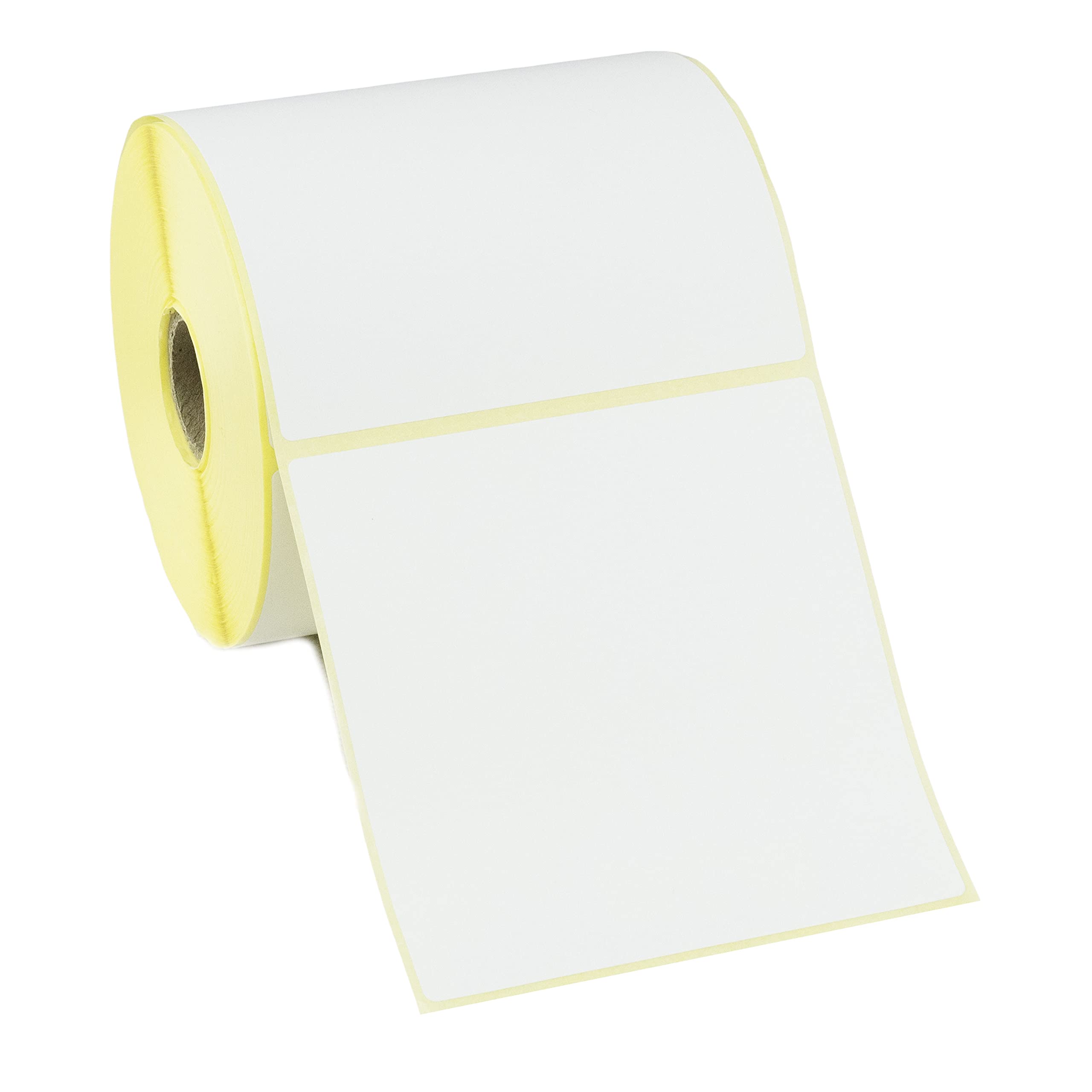 101.6mm x 101.6mm Direct Thermal Labels with Freezer Grade Adhesive. 25mm Core / 500 per roll. for use with Refrigeration and Freezer Storage. (20 Rolls, 38mm Core)