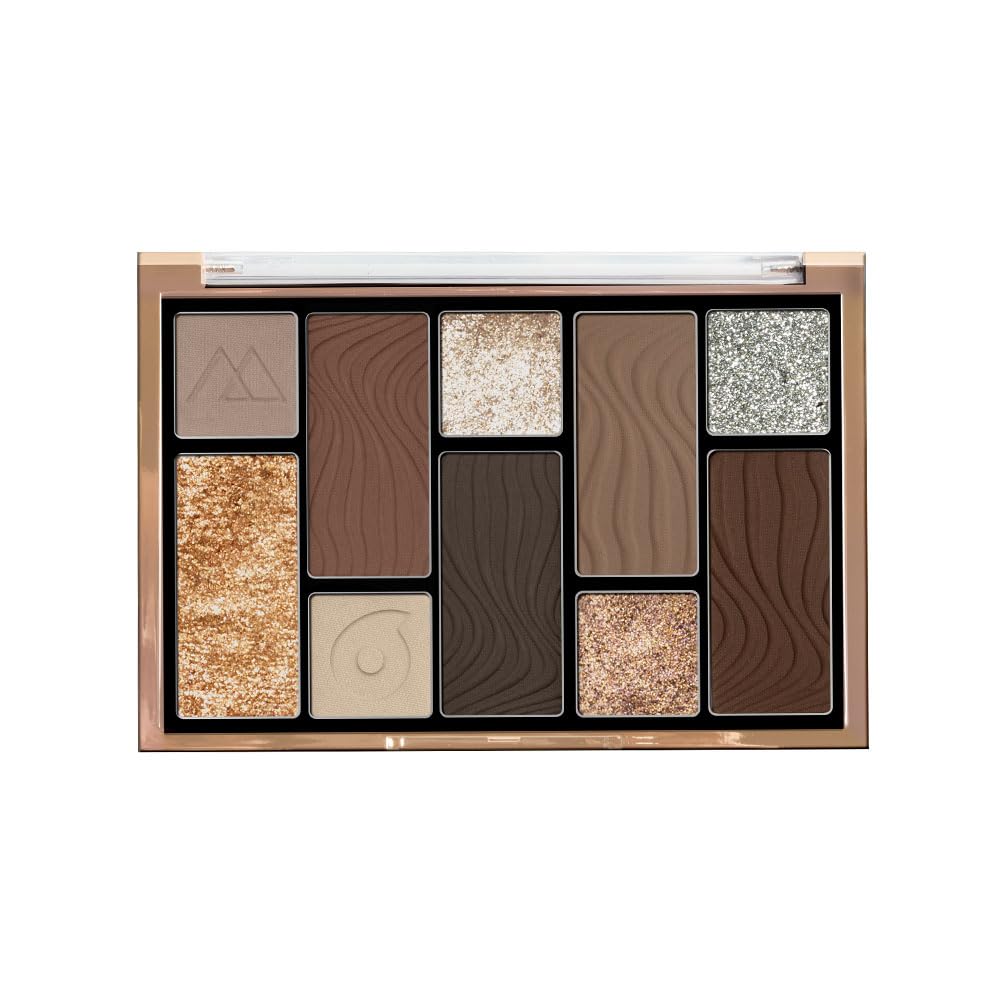 Character 10 Color Eyeshadow Palette | Matte & Shimmer Shades, Waterproof, Long-Lasting, Blendable, Smudge-Proof, Versatile Day-To-Night Eye Makeup In One Kit CEP002-picture-22