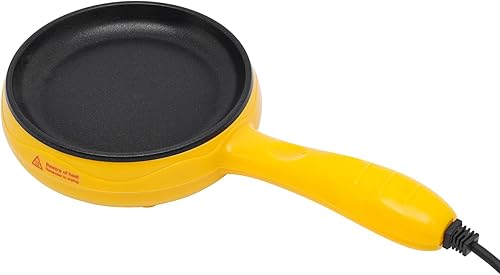 Miniatura 9 de CNCEST Sartén eléctrica de 6 pulgadas, sartén eléctrica antiadherente, mini sartén azul (azul)