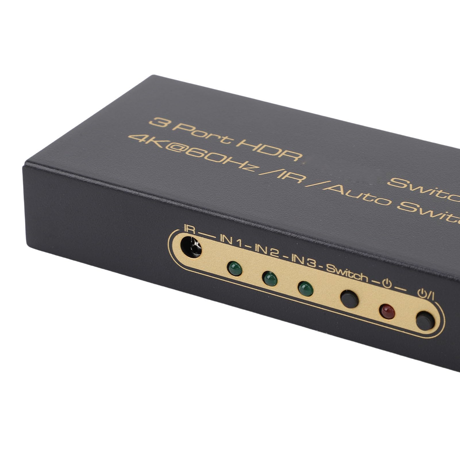 Zunate Commutatore 3 Ingressi e 1 Uscita, 24/50/60 Splitter Video Supporta 4K 60 Hz E 1080P Selettore Con Telecomando Compatibile Con Laptop, Pc, Tv, Videogiochi E Proiettori