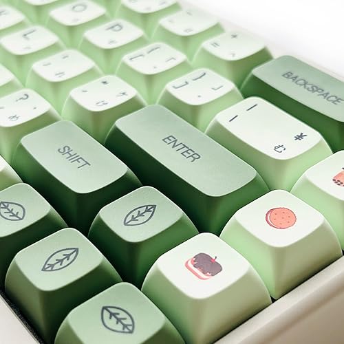 Miniatura 10 de XDK Teclas personalizadas retro 125 teclas para teclado mecánico, teclas de perfil XDA PBT Dye-Sub Twilight Key Cap Set