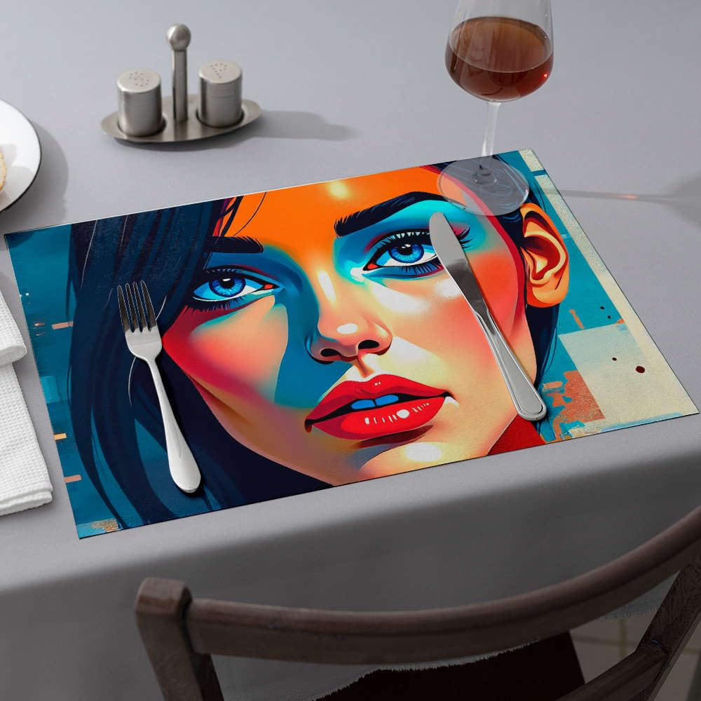 Tapis résistants à la chaleur pour comptoir évitant les brûlures sur la table de salle à manger