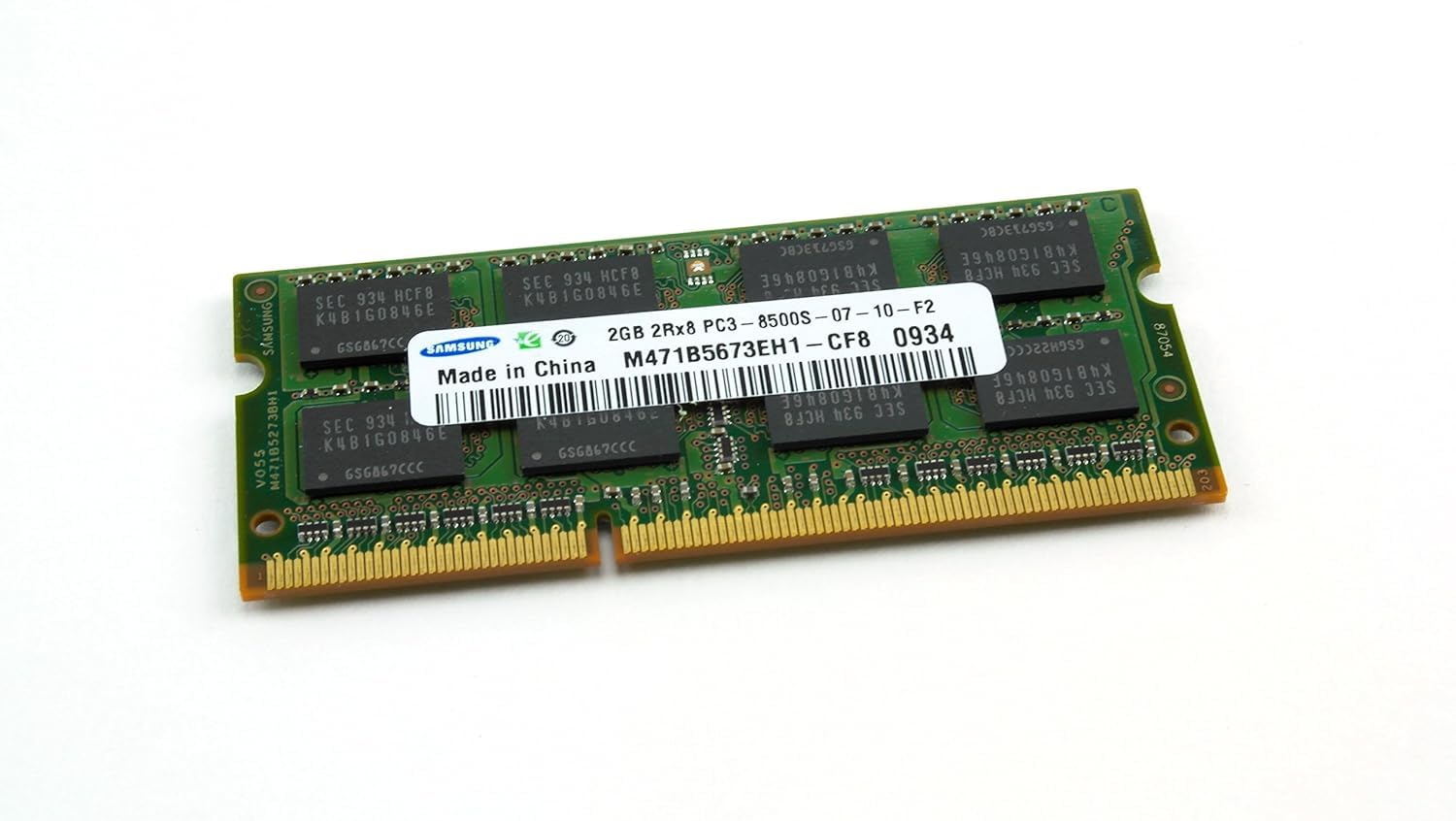 Samsung 2GB PC3-8500 DDR3-1066MHz Non-ECC CL7 Memory Module