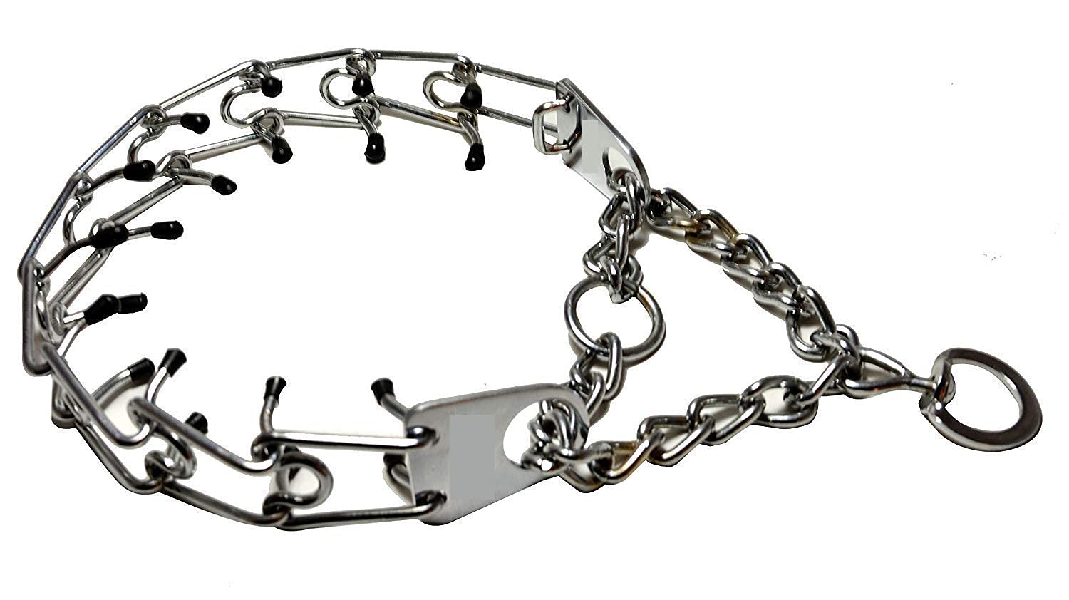 Woofy Dogs Collar Prong Quick Release Snap, Dog Training Prong Choke Collar (Large, 4 mm, 23-inch, Silver) (B09GJYVYMY) Amazon Price History, Amazon Price Tracker