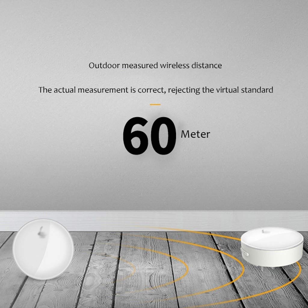 Autoalimentado Timbre inalámbrico de casa sin batería Uno for Dos través de la Pared Impermeable Música electrónica Timbre