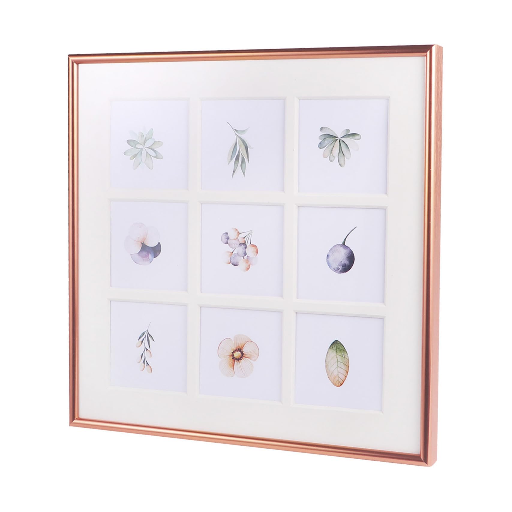 Cadre photo rustique rose résout vos murs vides 30x30 cm