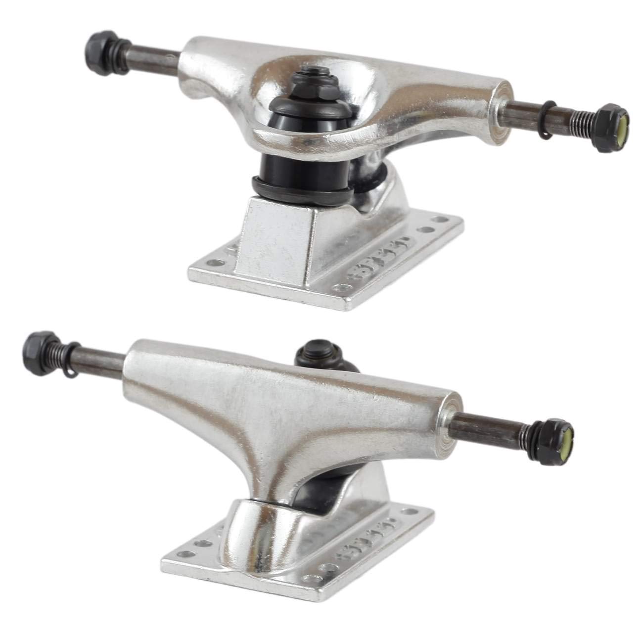 SPEED 4.0 Inch Skateboard Trucks for 6.5-7.0 Deck Silver