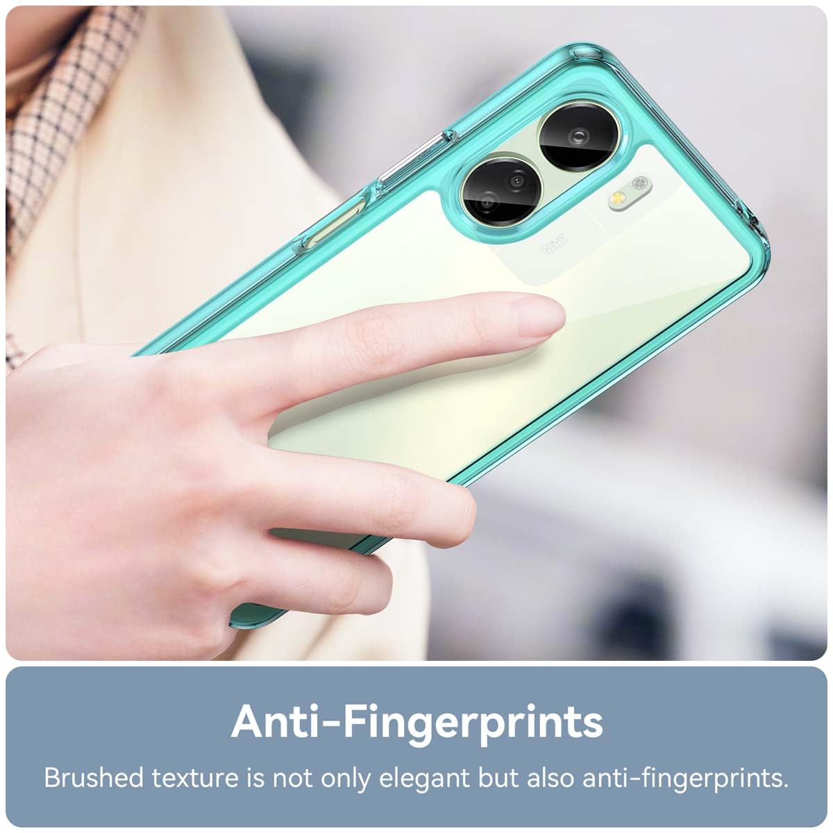 GOKEN Cover per Xiaomi Redmi 13C 4G / Poco C65 - Trasparente
