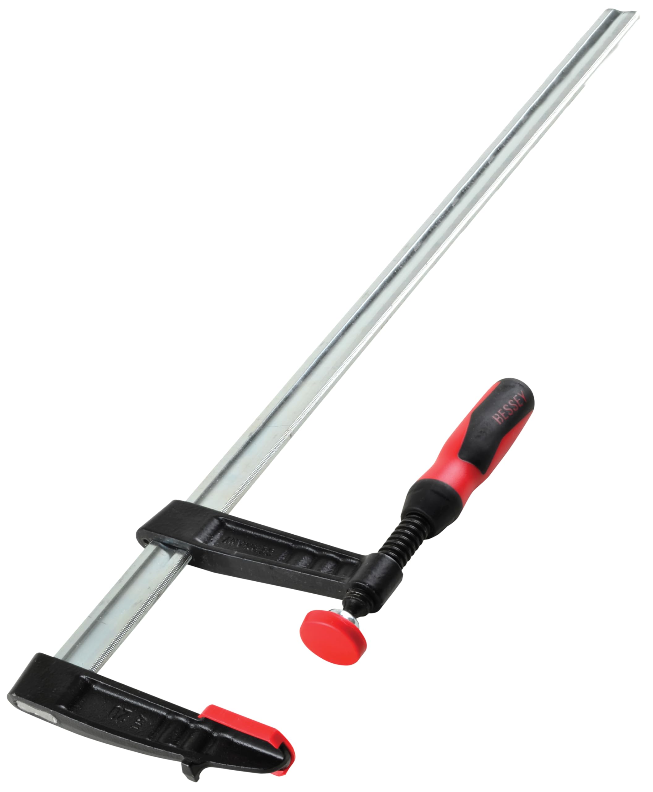 BESSEY TG4.524+2K Clamp, woodworking, F-style, 2K handle, replaceable pads, 4.5 In. x 24 In., 1000 lb