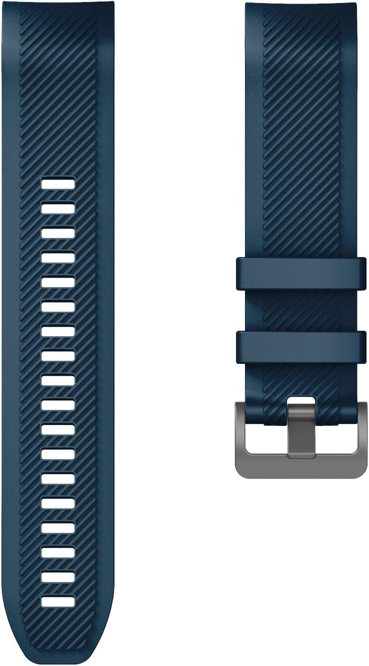 ANCOOL Compatible with Gear S3 Bands Soft Silicone Straps Seamless Connection Watch Bands Replacement for Gear S3 Frontier/Classic/Galaxy Watch 46mm Smartwatches, Slate