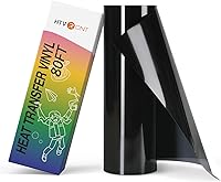 Vista 77 de HTVRONT - Rollo de vinilo termotransferible, 12 in x 8 ft, para diseños en camisetas, fácil de cortar y despegar, color negro, blanco y rojo