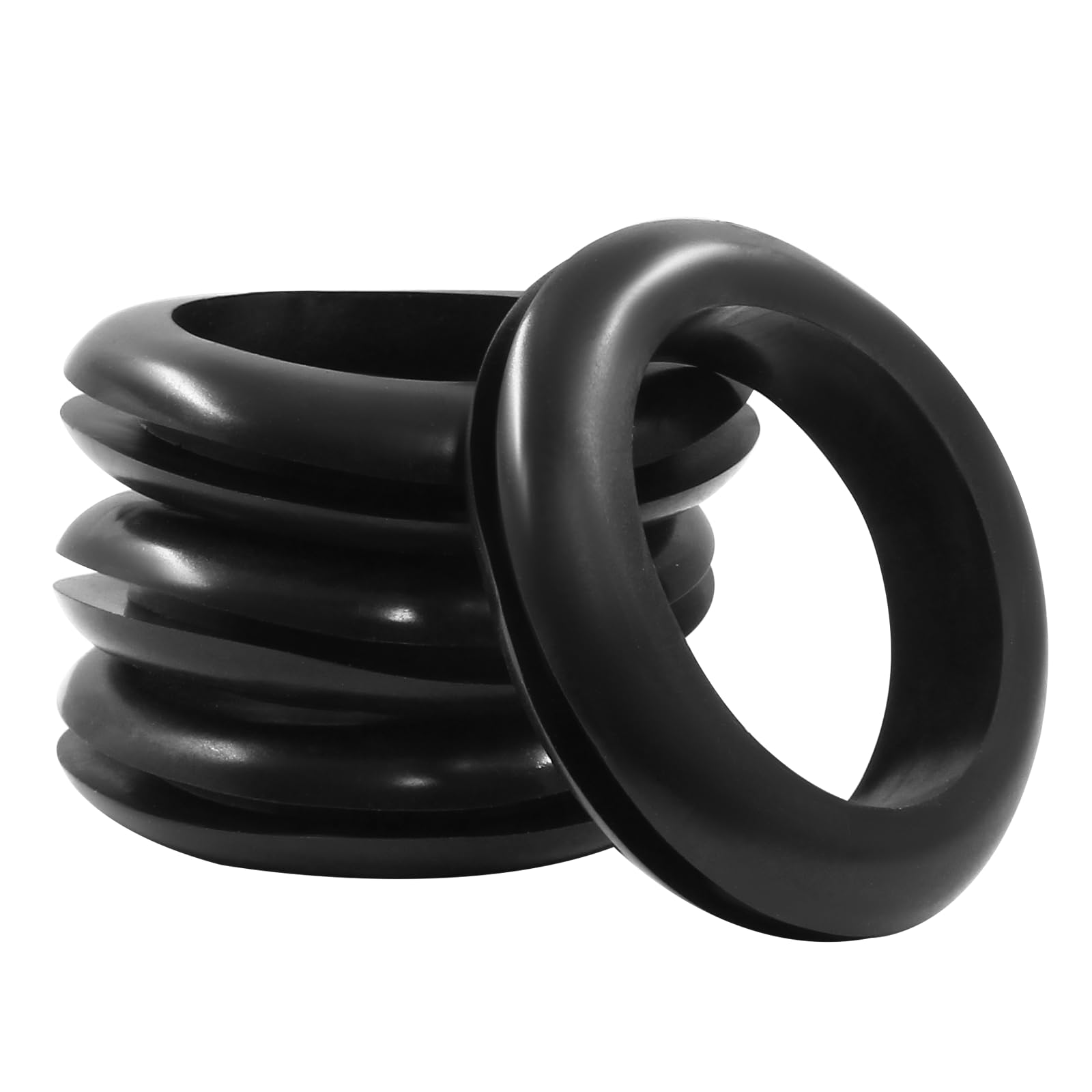 Piutouyar 12 Pcs 35mm Rubber Grommets, 1-3/8 Inch Inside Diameter 1-1/2 Inch Drill Hole Rubber Hole Grommet Wire Grommets for Wire, Cables, Plugs,