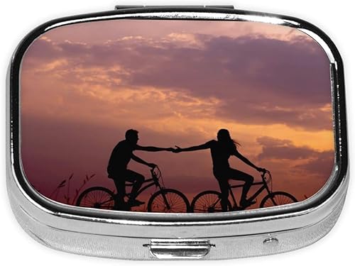 Miniatura 6 de Pastillero cuadrado personalizado para tu propia imagen, textofoto, pastillero portátil de metal para medicamentos, organizador de vitaminas para