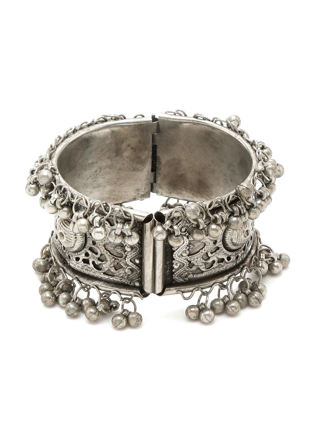 Celebrity Inspired Oxidised Cuff Bangle (Style 5)