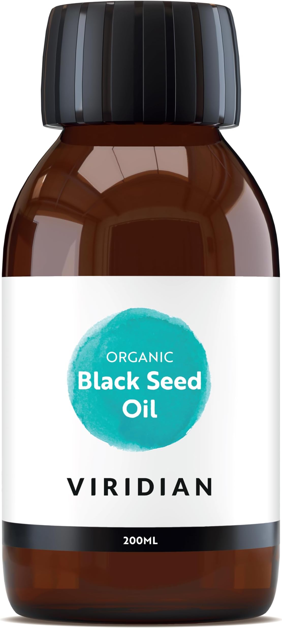 Viridian 100% Organic Black Seed Oil 200Ml New