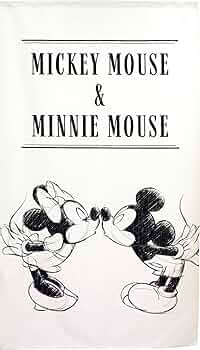 Amazon｜のれん工房 ディズニー ミッキー&ミニー タペストリー