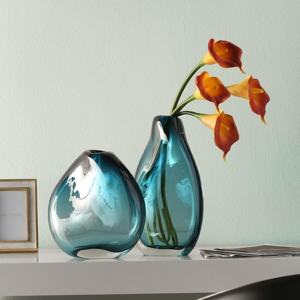 尾張七宝名工 七宝焼鶴文花瓶共箱 服部良三作 アンティーク コレクション