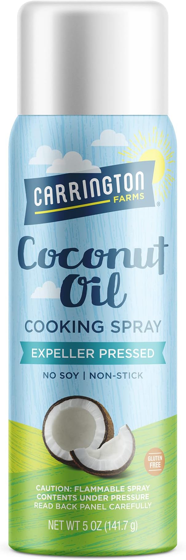 Kelapo Extra Virgin Coconut Oil, Cooking Spray, 5Ounce Can (11739179179