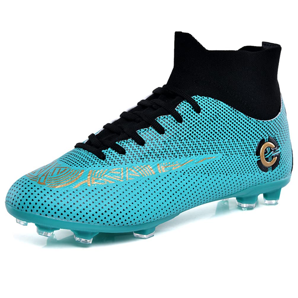Kmrlofiy Voetbalschoenen voor heren, High Top Spike Cleats