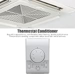 Central Air Conditioning Thermostat,110‑220V 2 Way Mechanical Control Switch Conditioner Smart Thermostat for Commercial and Civil Buildings