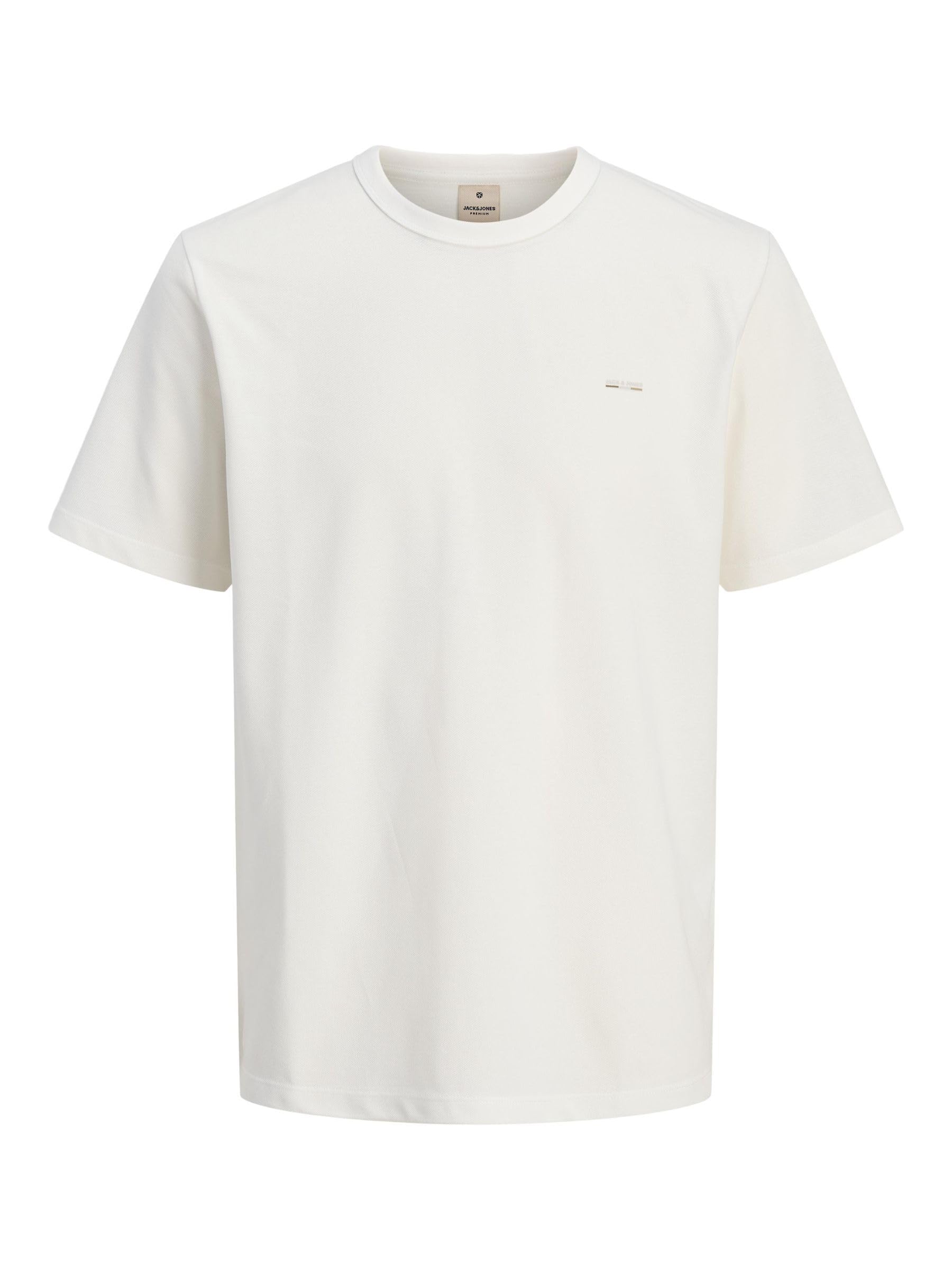 JACK & JONES Men's Jprblualves SS Tee, Cloud Dancer, L