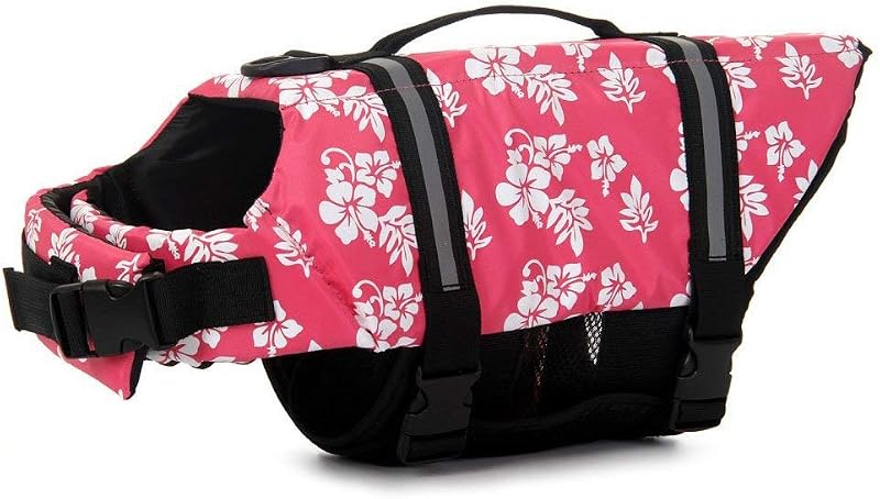 TESOON Dog Life Jacket - Quick Release, Easy-Fit Adjustable Pet Saver Life Preserver