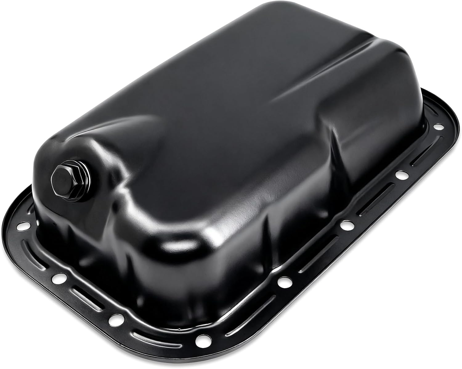 Lower Engine Oil Pan Sump with Drain Plug, Compatible with 2011-2019 Dodge Charger, 2011-2020 Challenger, 2012-2017 Jeep Wrangler, 2018 Wrangler JK, 2011-2020 Chrysler 300, 3.6L