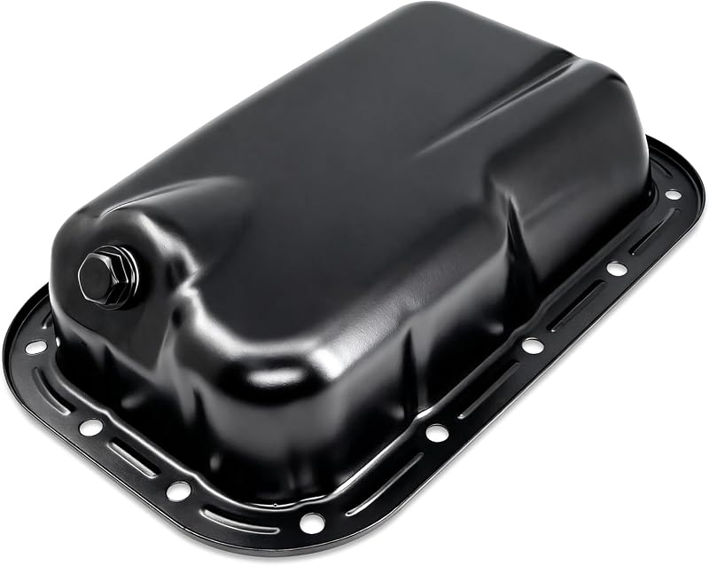Cárter inferior de óleo do motor VANUODA com bujão para Dodge Charger, Challenger, Jeep Wrangler e Chrysler 300 3.6L – 1 unidade