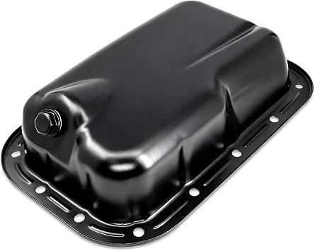 Lower Engine Oil Pan Sump with Drain Plug, Compatible with 2011-2019 Dodge Charger, 2011-2020 Challenger, 2012-2017 Jeep Wrangler, 2018 Wrangler JK, 2011-2020 Chrysler 300, 3.6L