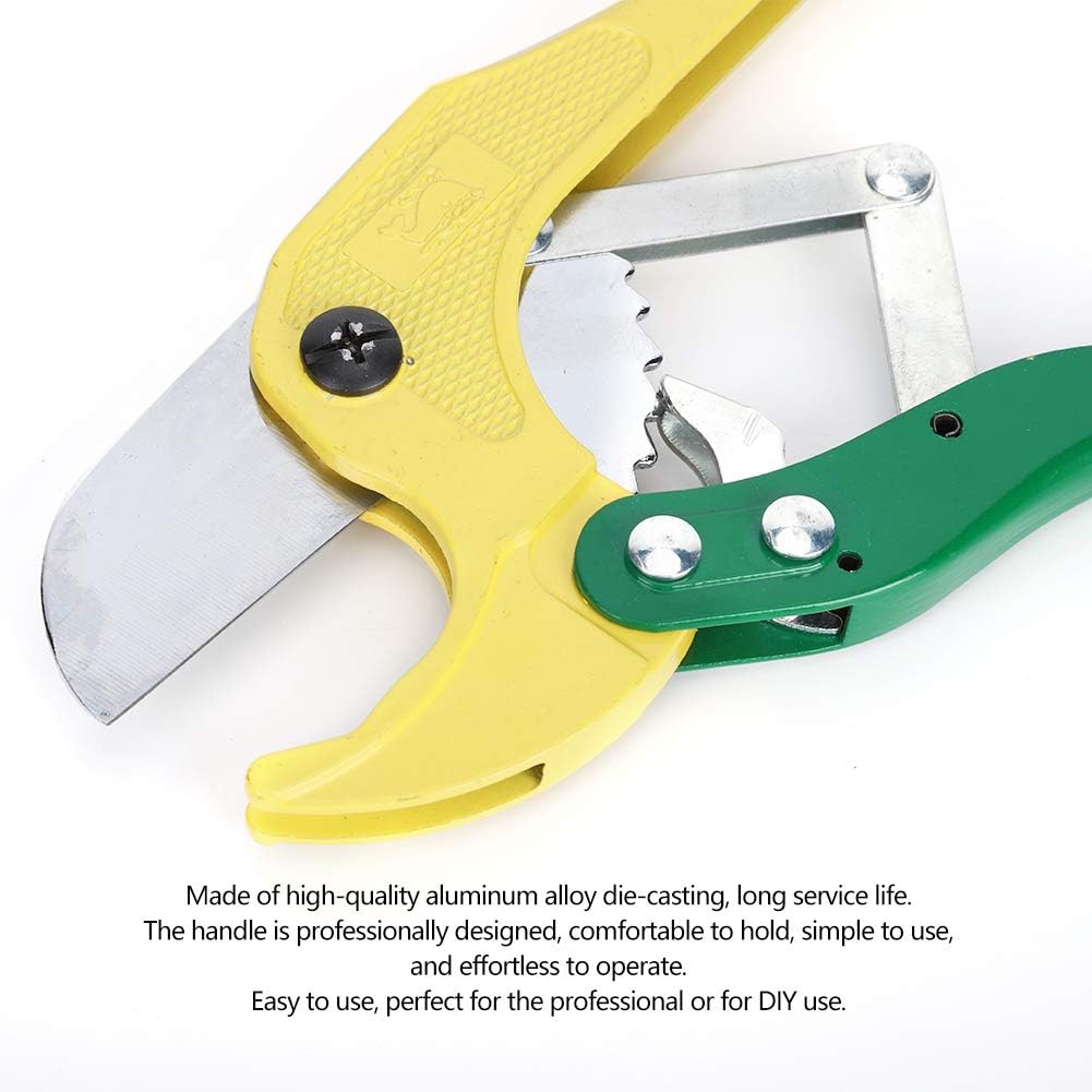 PVC Pipe Cutter Sharp Cutting Scissors Plastic Tube Tool Aluminum Alloy Die Casting Steel Ideal for DIY and Professionals